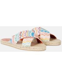 Missoni - Zigzag Espadrille Sandals - Lyst