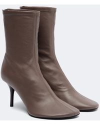 Acne Studios - Ankle Boots Back Aus Leder - Lyst