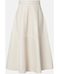 Rohe - Jupe Longue En Cuir - Lyst
