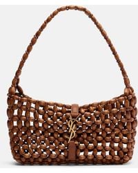 Saint Laurent - Borsa A Spalla Le 5 A 7 Mini Con Perline - Lyst
