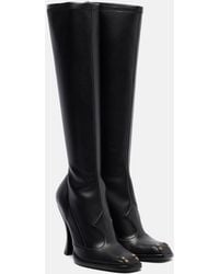 Etro - Studded Leather Knee-High Boots - Lyst