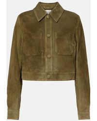 FRAME - The Small Suede Jacket - Lyst