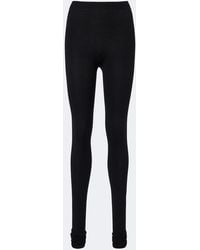 Bottega Veneta - Wool Leggings - Lyst
