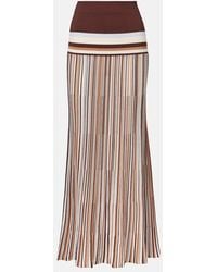 Faithfull the Brand - Citara Striped Cotton-Blend Maxi Skirt - Lyst
