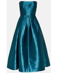 Alex Perry - Midikleid Aus Faille - Lyst