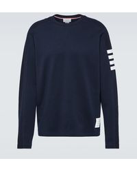 Thom Browne - Camiseta 4-Bar en jersey de algodon - Lyst