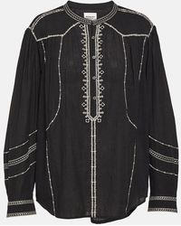 Isabel Marant - Blusa Pelson in cotone - Lyst