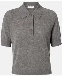 Victoria Beckham - Wool Polo Shirt - Lyst