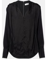 Victoria Beckham - Silk Crepe De Chine Blouse - Lyst