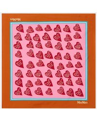 Max Mara - Printed Silk Twill Scarf - Lyst