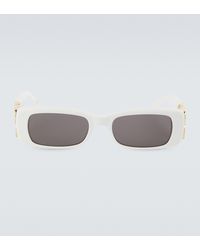 Balenciaga Eckige Sonnenbrille - Grau