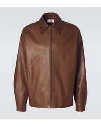 The Row - Mount Leather Jacket - Lyst