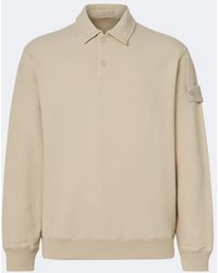 Stone Island - Ghost Cotton-Blend Jersey Polo Sweater - Lyst