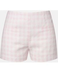 Faithfull the Brand - Leora Gingham Linen Shorts - Lyst