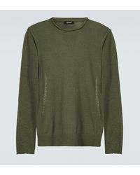 Herren Bekleidung Pullover und Strickware Rundhals Pullover Undercover Pullover aus Tech-Material in Grün für Herren 