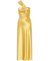 Racil Midikleid aus Satin - Mettallic