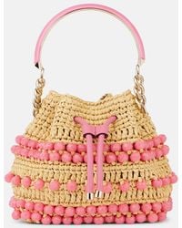 Jimmy Choo - Secchiello Bon Bon Small Con Perline - Lyst