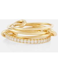 Spinelli Kilcollin - Pisces Pave 18kt Gold Ring With Diamonds - Lyst