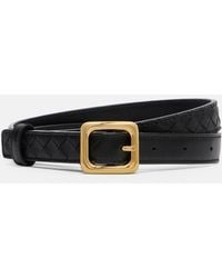 Bottega Veneta - Intrecciato Leather Belt - Lyst