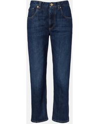 Brunello Cucinelli - Cropped Straight Jeans - Lyst
