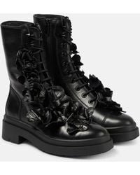 Jimmy Choo - Nari Flowers Lambskin Boots - Lyst