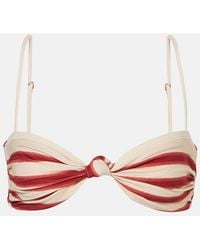 Johanna Ortiz - Striped Bikini Top - Lyst