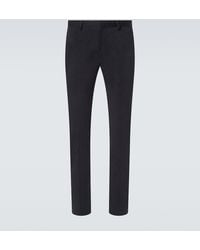 ZEGNA - Winter Mid-Rise Cotton Chinos - Lyst