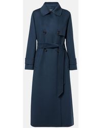 Max Mara - Belted Virgin Wool Coat - Lyst