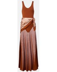 Zimmermann - Aster Scarf-Detail Maxi Dress - Lyst