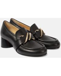 Proenza Schouler - Verzierte Loafer-Pumps Aus Leder - Lyst