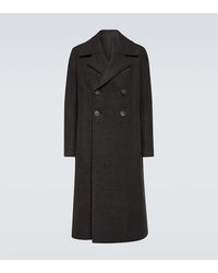 Rick Owens - New Bell Double-breasted Wool Coat - Lyst