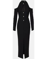 Rasario - Verziertes Midikleid Aus Crepe - Lyst