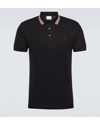 Burberry - Es Herren Polo-Shirt mit Kontrastkragen - Lyst