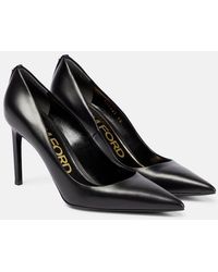 Tom Ford - T Screw 85 Leather Pumps - Lyst