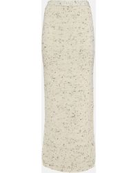 Bottega Veneta - Ribbed-knit Wool Maxi Skirt - Lyst