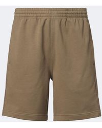 Burberry - Check Cotton Jersey Shorts - Lyst