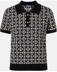 Max Mara - Medera Wool Jacquard Polo Sweater - Lyst