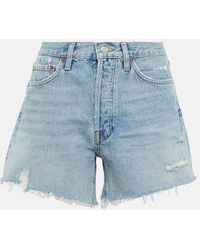 Agolde - Shorts Parker De Denim De Tiro Medio - Lyst