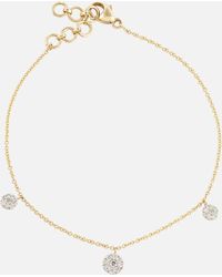 STONE AND STRAND - Disco 10kt Gold Bracelet With Diamonds - Lyst