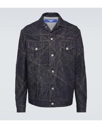 Junya Watanabe - Embroidered Denim Jacket - Lyst
