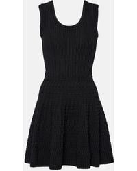 Alaïa - Pointelle Minidress - Lyst