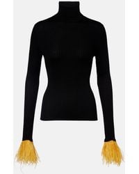 La DoubleJ - High Kick Cashmere And Silk Turtleneck Sweater - Lyst