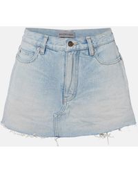 Balenciaga - Denim Skort - Lyst