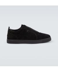 Christian Louboutin - St Louis Suede Trainers - Lyst