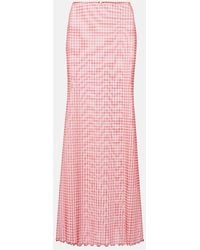 Bananhot - Falda Larga Solay A Cuadros Vichy - Lyst