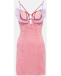 Nensi Dojaka - Silk-blend Minidress - Lyst