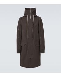 Rick Owens - Oversized Cotton Coat - Lyst