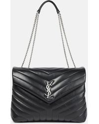 Saint Laurent - Loulou Medium Leather Shoulder Bag - Lyst