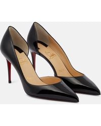 Christian Louboutin - Iriza 85 Patent Leather Pumps - Lyst