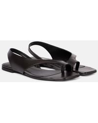 TOTEME - Leather Thong Sandals - Lyst